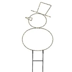 Lumineo Snowman Warm White Outdoor Path Lights (180 LEDs)