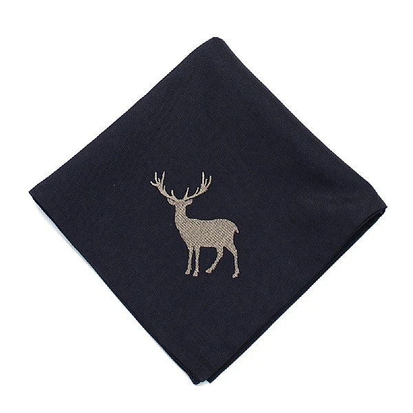 Peggy Wilkins Fern Arch Pewter Napkins (Box Of 4) 3 Peggy Wilkins Fern Arch Pewter Napkins (Box Of 4)