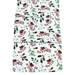 Peggy Wilkins Robins Perch 14x75" Table Runner