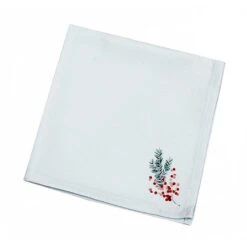 Peggy Wilkins Snow Garland Napkins (Box Of 4)