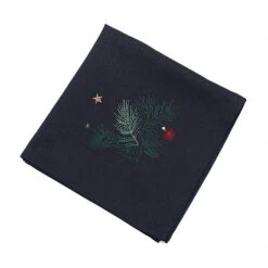 Peggy Wilkins Winter Springs Pewter Napkins (Box Of 4)