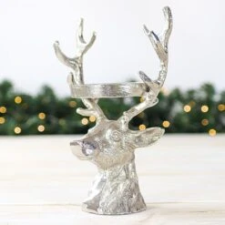 Aluminium Reindeer Head Tealight Holder 7 Aluminium Reindeer Head Tealight Holder -Christmas Decorations 1242254 3
