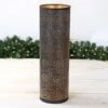 Large Black & Gold Iron Tealight Holder