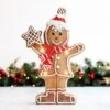 LED 39cm Magnesia Gingerbread Boy With A Star -Christmas Decorations 1243480