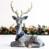 54cm Blue Deer -Christmas Decorations 1243535