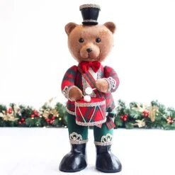 61cm Traditional Bear With Drum