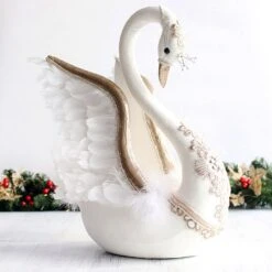 62cm White Swan