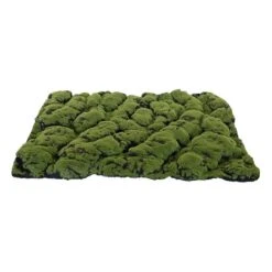 My Village Green & Brown Coarse Artificial Moss Mat 70cm X 50cm