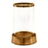 Ivyline Hampton Hurricane Lantern In Antique Brass (H28cm X W18cm)