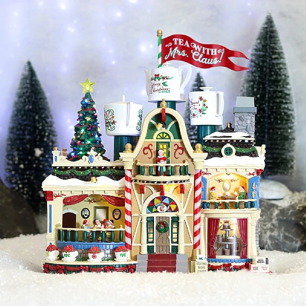 Lemax Tea With Mrs. Claus 3 Lemax Tea With Mrs. Claus