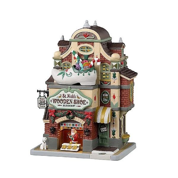 Lemax St. Nick's Wooden Shoe Shop 5 Lemax St. Nick's Wooden Shoe Shop - Image 3