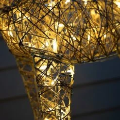 110cm LED Gold Reindeer -Christmas Decorations 1244753 3