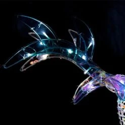 125cm LED Iridescent Reindeer Family -Christmas Decorations 1244754 2 1