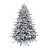6ft Balmoral Flocked Spruce Artificial Christmas Tree -Christmas Decorations 1244763