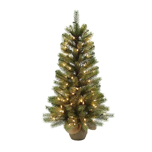 3ft Pre-Lit Kensington Fir Artificial Christmas Tree 3 3ft Pre-Lit Kensington Fir Artificial Christmas Tree
