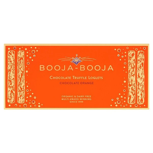 Booja Booja Chocolate Orange Chocolate Truffle Loglets 3 Booja Booja Chocolate Orange Chocolate Truffle Loglets