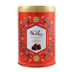 Mathez French Cocoa Dusted Truffles Red Tin 500g