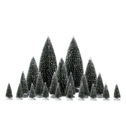 Lemax Assorted Pine Trees (21 Pieces)