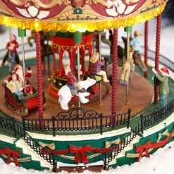 Lemax Santa Carousel -Christmas Decorations 846077 2