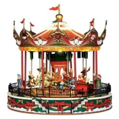 Lemax Santa Carousel -Christmas Decorations 846077 4