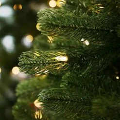 National Tree Company 6.5ft Pre-Lit Lakewood Spruce Feel-Real Artificial Christmas Tree -Christmas Decorations 941248 2