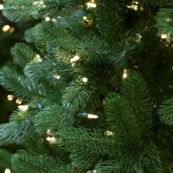 National Tree Company 6.5ft Pre-Lit Lakewood Spruce Feel-Real Artificial Christmas Tree -Christmas Decorations 941249 1