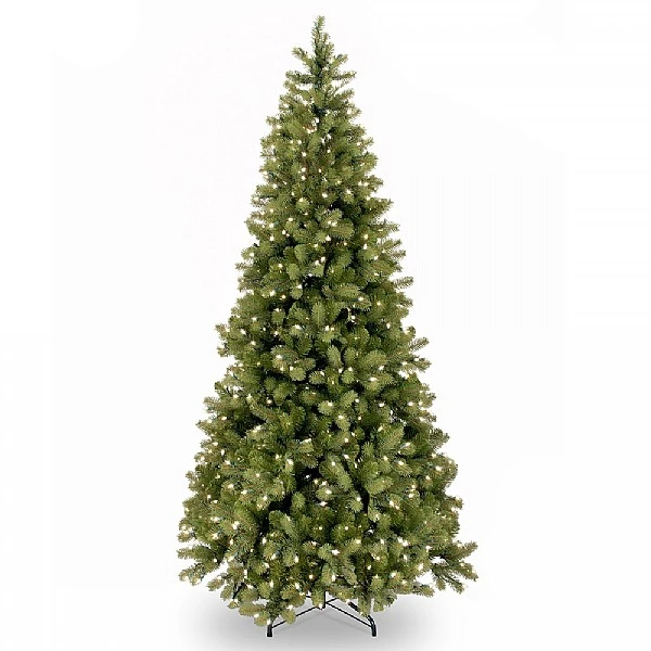 National Tree Company 7.5ft Pre-Lit Bayberry Spruce Slim Feel-Real Artificial Christmas Tree 3 National Tree Company 7.5ft Pre-Lit Bayberry Spruce Slim Feel-Real Artificial Christmas Tree