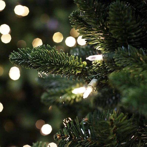 National Tree Company 7.5ft Pre-Lit Bayberry Spruce Slim Feel-Real Artificial Christmas Tree 6 National Tree Company 7.5ft Pre-Lit Bayberry Spruce Slim Feel-Real Artificial Christmas Tree - Image 4