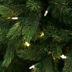 6.5ft Pre-Lit Slim Kensington Fir Artificial Christmas Tree 10 6.5ft Pre-Lit Slim Kensington Fir Artificial Christmas Tree -Christmas Decorations 992183 1