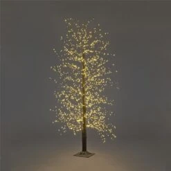 Snowtime Black Warm White Micro Dot Tree (Various Sizes)