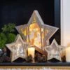 Wooden Star LED Diorama -Christmas Decorations DIOSTAR