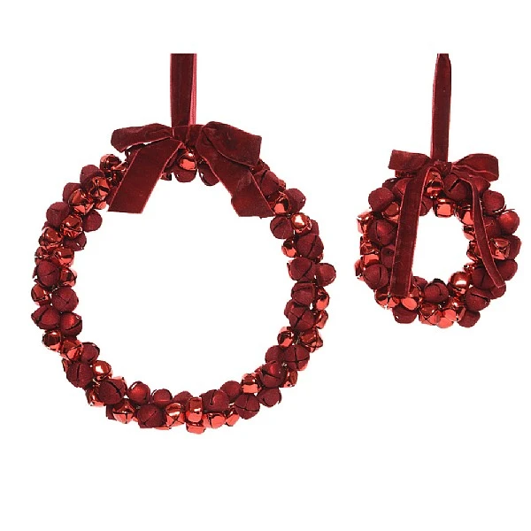 Decoris Bell Wreath Red (Various Sizes) 3 Decoris Bell Wreath Red (Various Sizes)